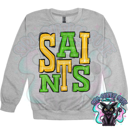 Sporty Saints - Yellow Gold Green Mascot