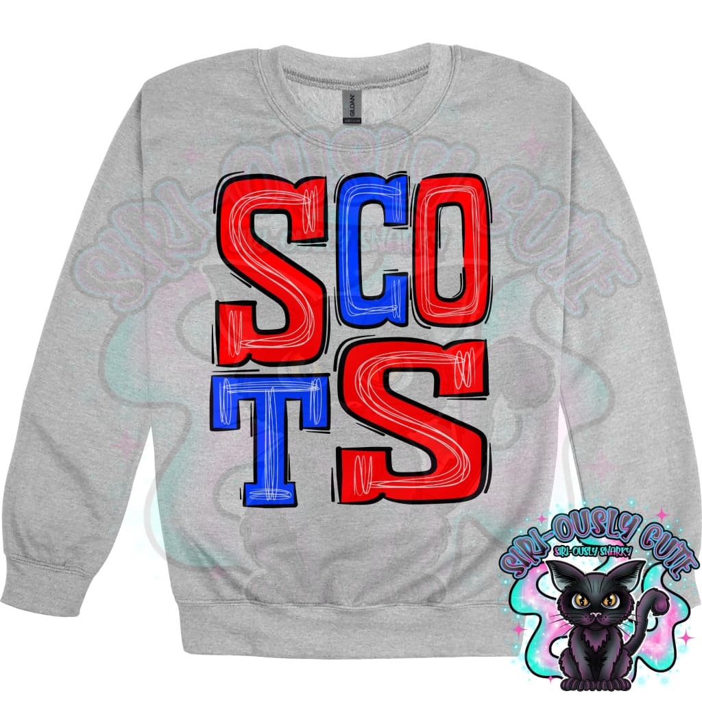 Sporty Scots - Red Blue Mascot