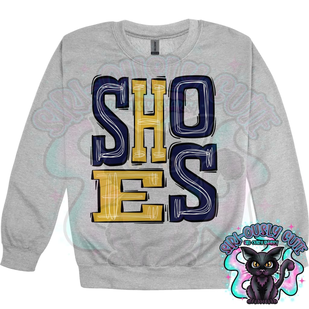 Sporty Shoes - Navy Vegas Gold Mascot