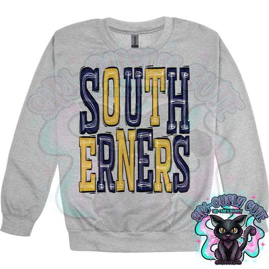 Sporty Southerners - Navy Vegas Gold Mascot