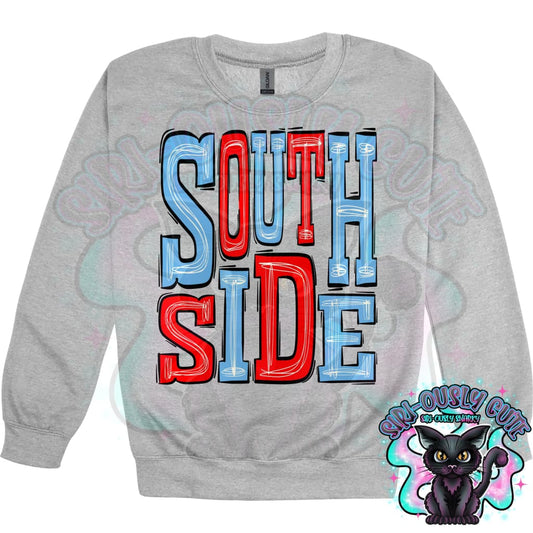 Sporty Southside - Red Light Blue Mascot