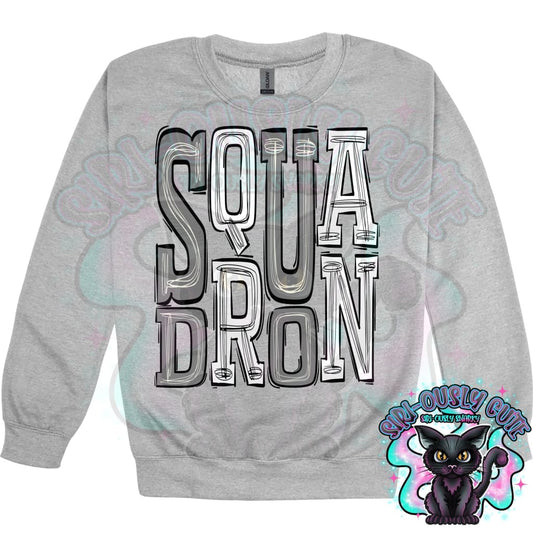 Sporty Squadron - Gray White Mascot