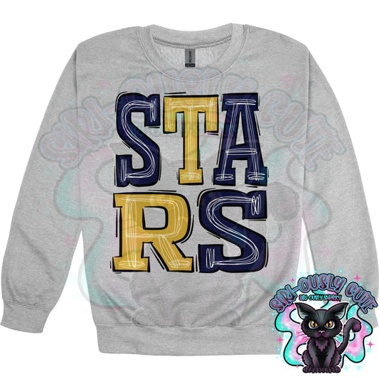 Sporty Stars - Navy Gold Mascot