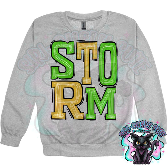 Sporty Storm - Green Gold Mascot