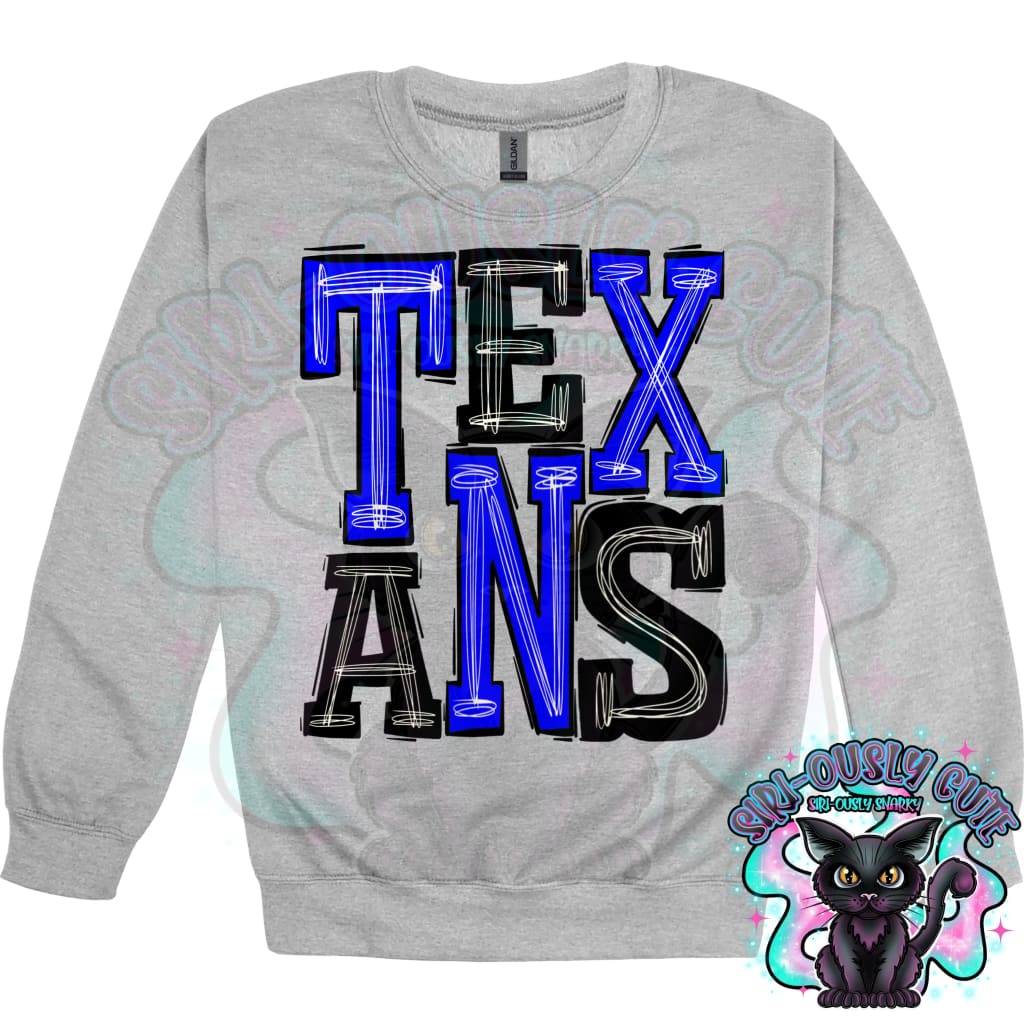 Sporty Texans - Royal Black Mascot