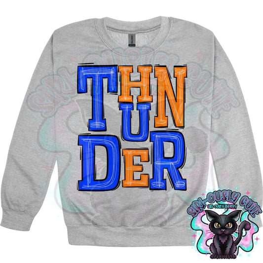 Sporty Thunder - Royal Orange Mascot