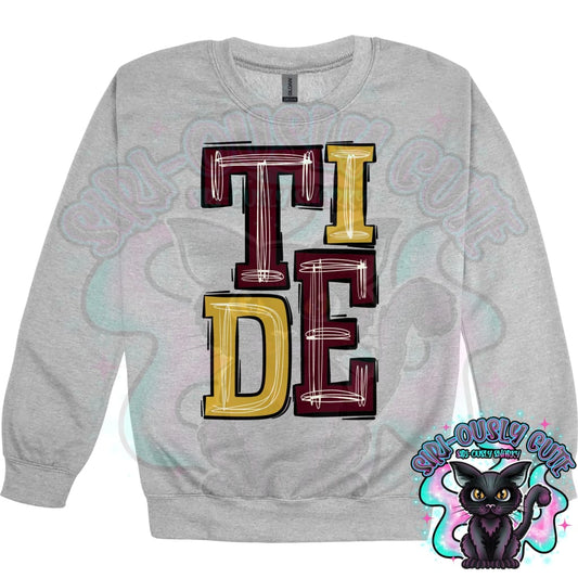 Sporty Tide - Maroon Gold Mascot