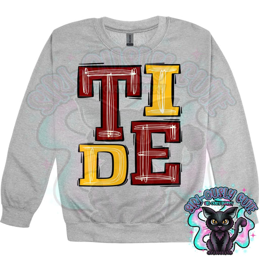 Sporty Tide - Maroon Yellow Gold Mascot