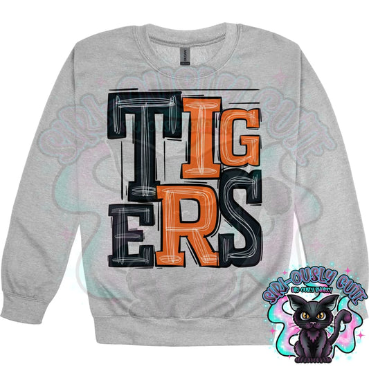 Sporty Tigers - Black Orange Mascot