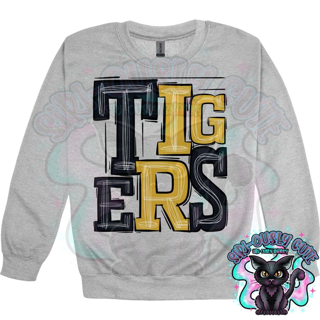 Sporty Tigers - Black Yellow Mascot