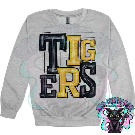 Sporty Tigers - Black Yellow Mascot