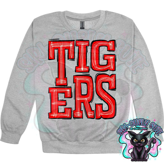 Sporty Tigers - Red Mascot