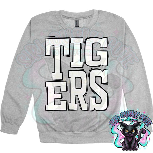 Sporty Tigers - White Mascot