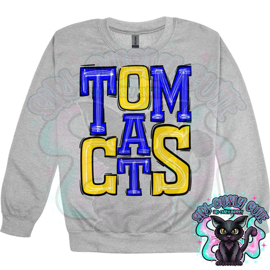 Sporty Tomcats - Royal Yellow Mascot