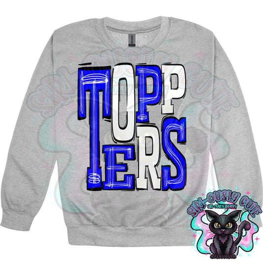 Sporty Toppers - Royal White Mascot