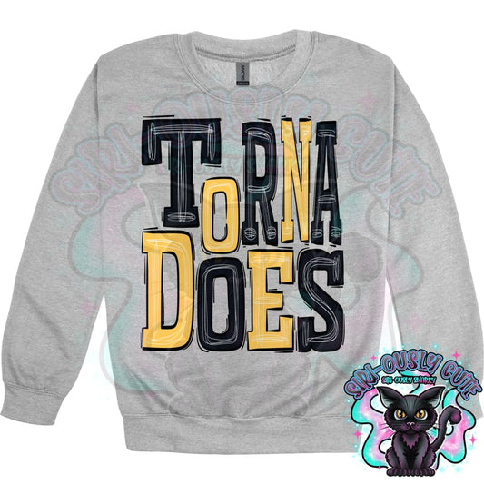 Sporty Tornadoes - Black Yellow Mascot
