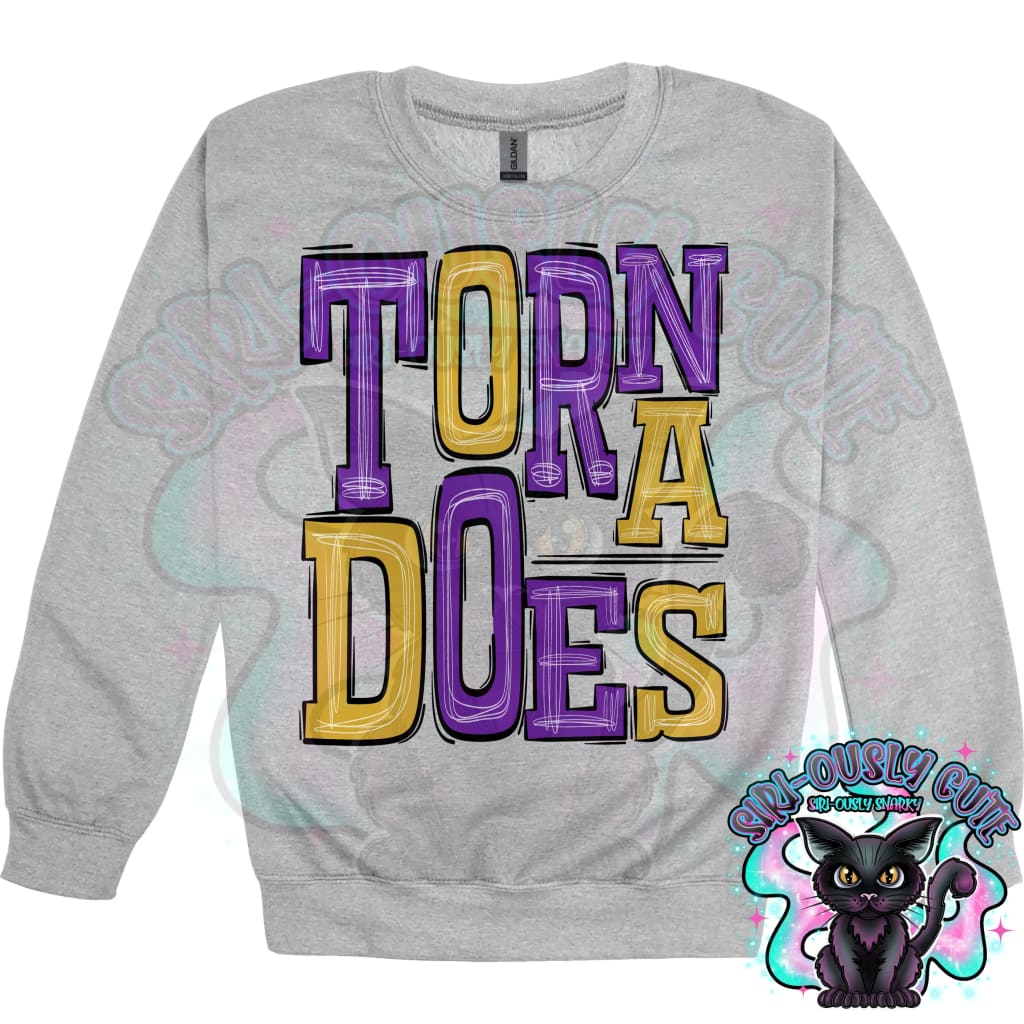Sporty Tornadoes - Purple Gold Mascot