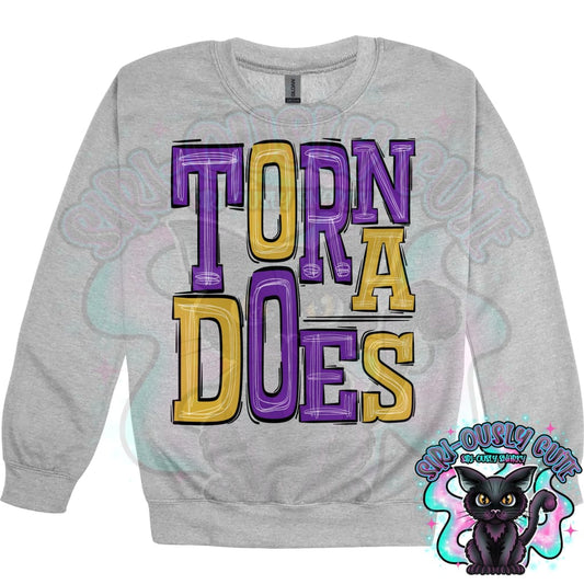 Sporty Tornadoes - Purple Gold Mascot