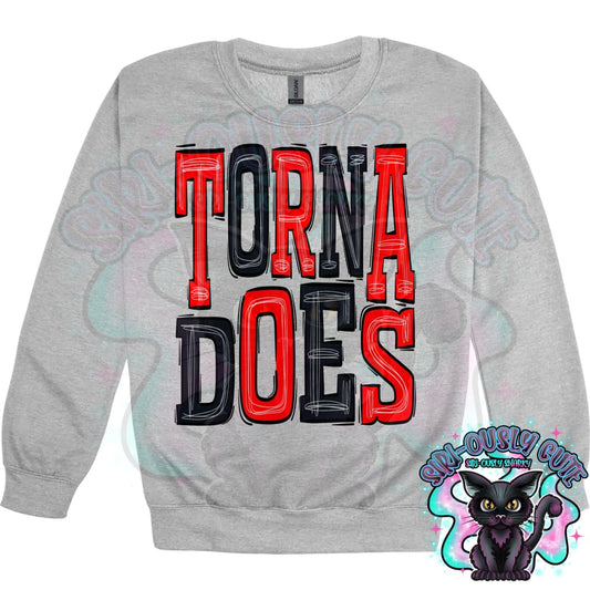 Sporty Tornadoes - Red Black Mascot