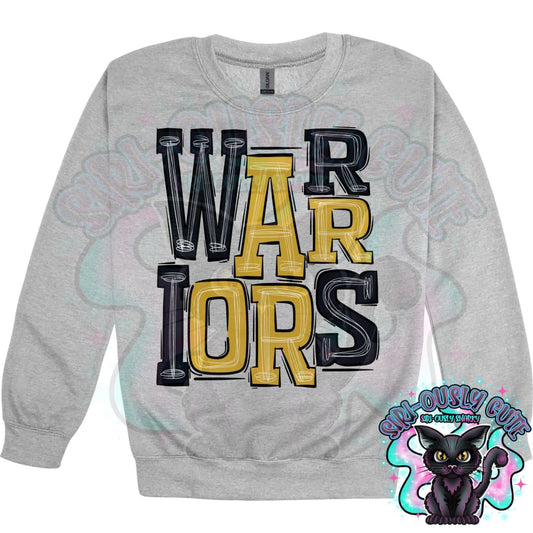Sporty Warriors - Black Gold Mascot