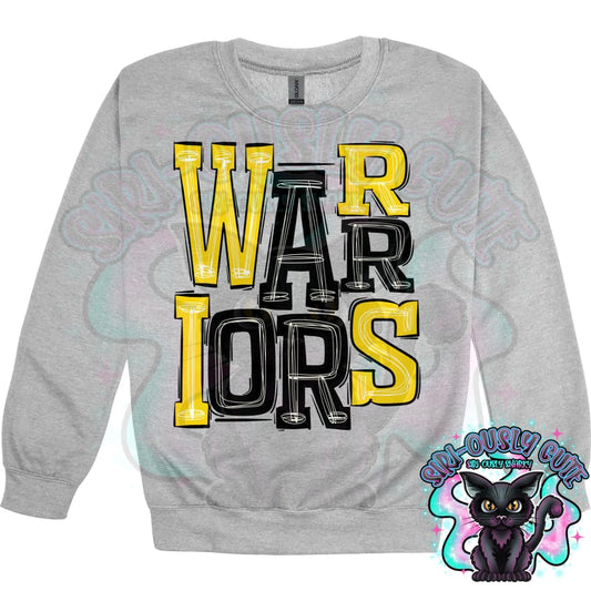 Sporty Warriors - Black Yellow Mascot