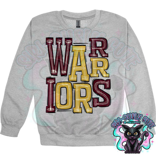 Sporty Warriors - Maroon Gold Mascot