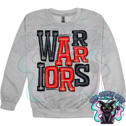 Sporty Warriors - Red Black Mascot