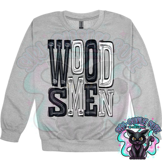 Sporty Woodsmen - Black White Mascot
