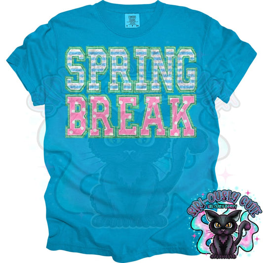 Spring Break Applique Clothing