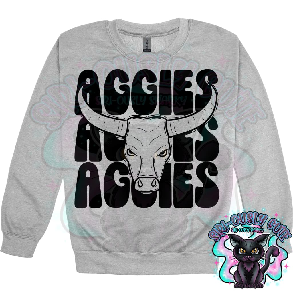 Stacked Mascots Aggies Mascot
