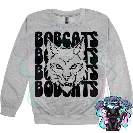 Stacked Mascots Bobcats Mascot