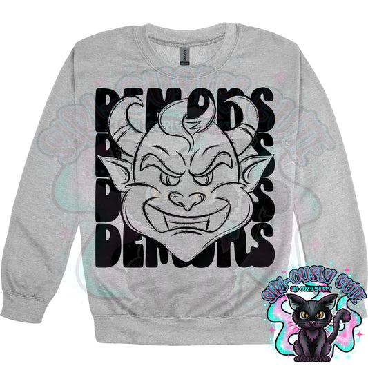 Stacked Mascots Demons Mascot