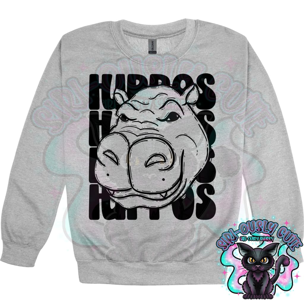Stacked Mascots Hippos Mascot
