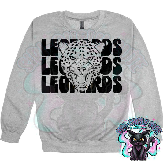 Stacked Mascots Leopards 2 Mascot