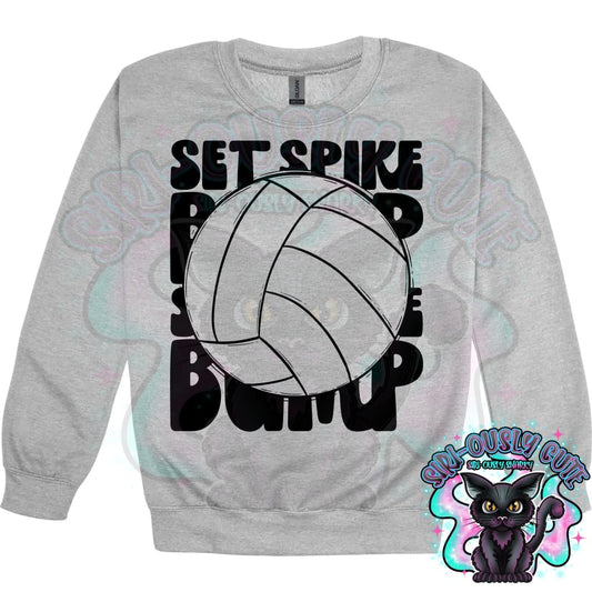 Stacked Mascots Set Spike Bump Mascot