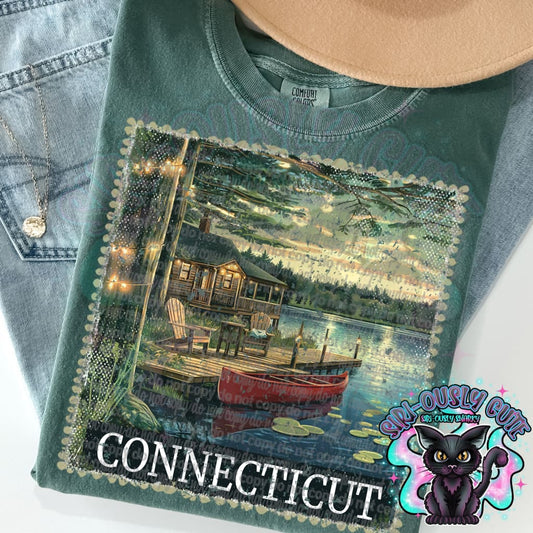 Stamp States - Connecticut State