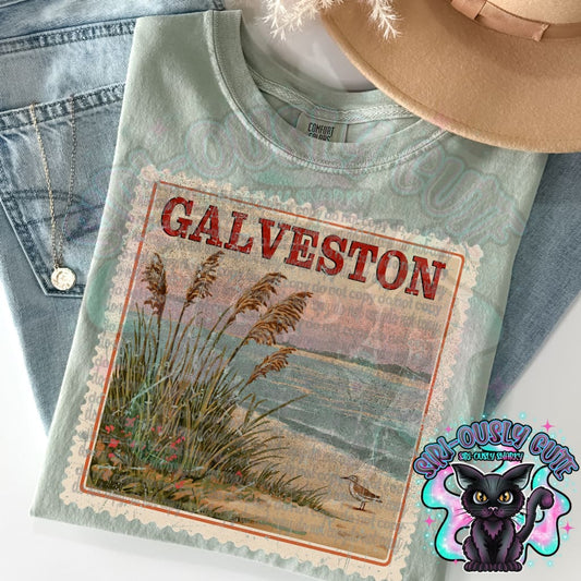 Stamp States - Galveston State