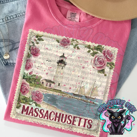 Stamp States - Massachusetts State