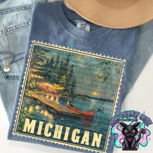 Stamp States - Michigan State
