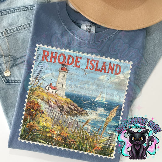 Stamp States - Rhode Island State