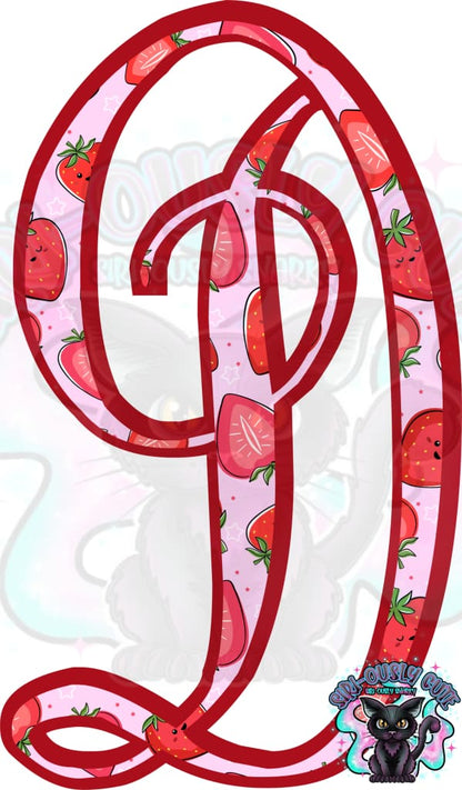 Strawberry Vine Monogram Monogram