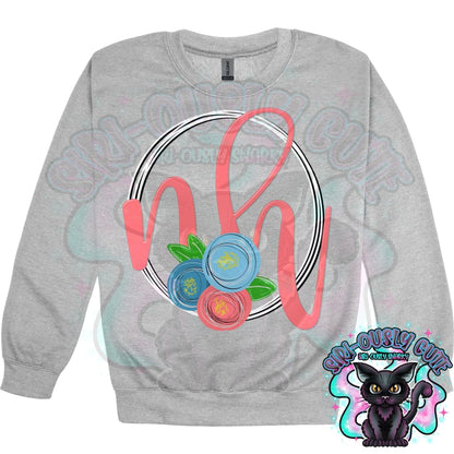 Sweet Floral State Initials - All 50 States 50 States