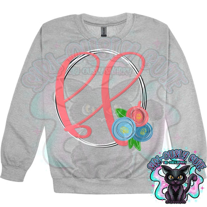 Sweet Floral State Initials - All 50 States 50 States