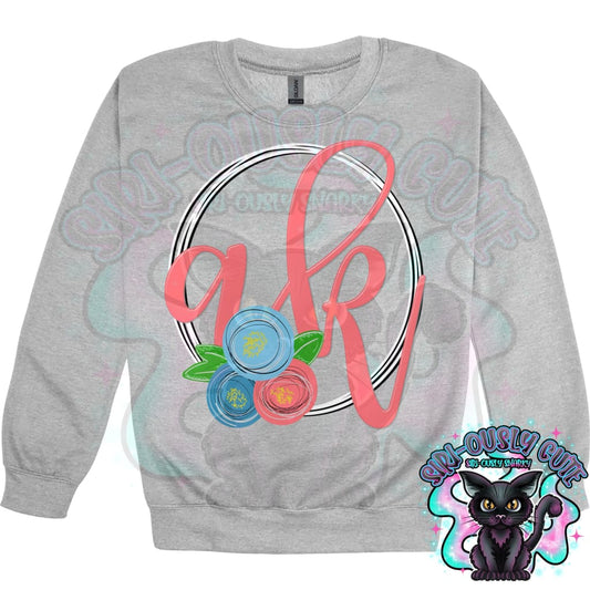 Sweet Floral State Initials - All 50 States 50 States