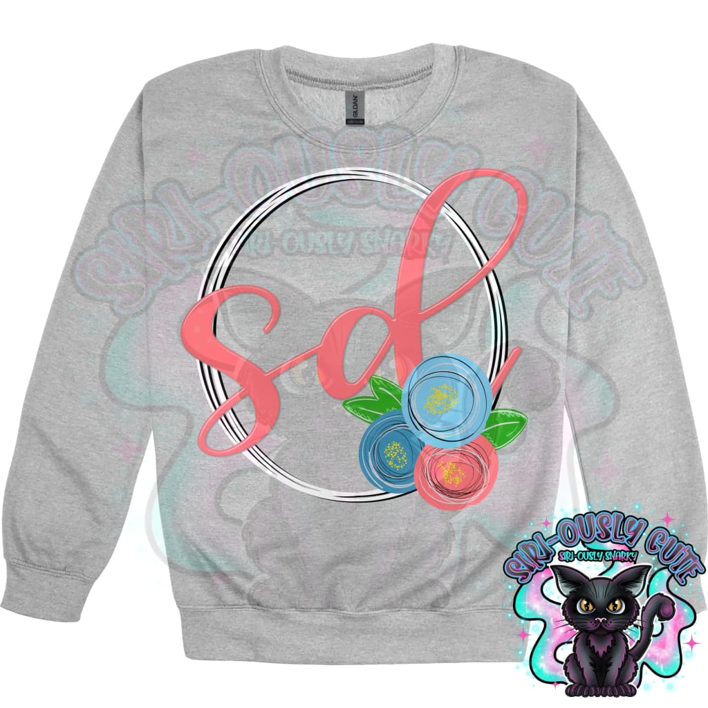 Sweet Floral State Initials - All 50 States 50 States