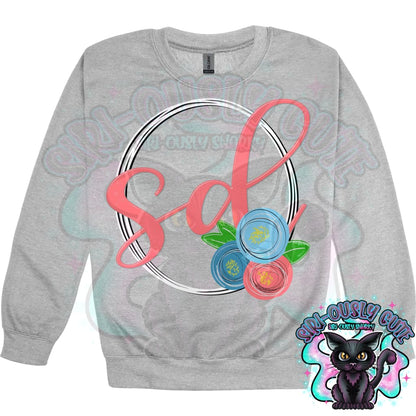 Sweet Floral State Initials - All 50 States 50 States