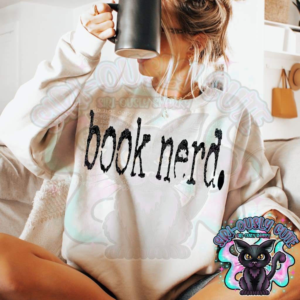 Typography Book Nerd Clothing