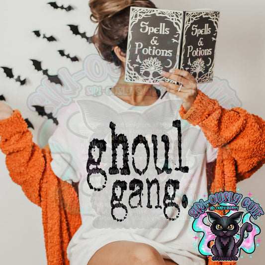 Typography Ghoul Gang Clothing