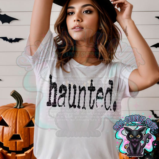 Typography Haunted Clothing