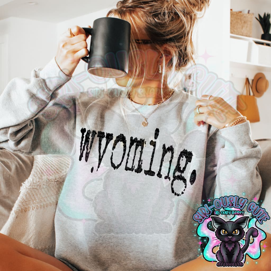 Typography Wyoming State